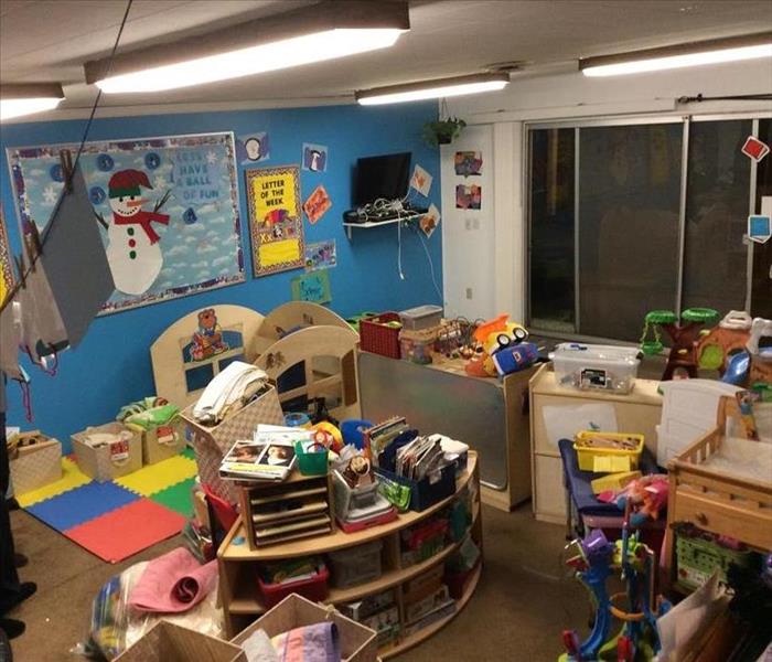 Rain storm in El Cajon daycare caused flooding and water damage